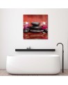Wall art painting for living room Black stones zen | FEEBY