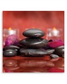 Wall art painting for living room Black stones zen | FEEBY