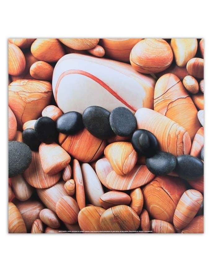 Wall art decoration Colourful stones from close up | FEEBY