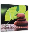 Wall art decoration Walnut leaves and stones | FEEBY