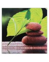 Wall art decoration Walnut leaves and stones | FEEBY