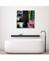 Wall art decoration Collage with black stones | FEEBY