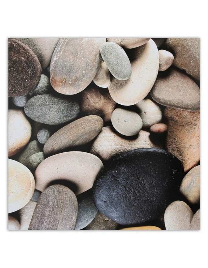 Wall art decoration Grey stones close-up | FEEBY