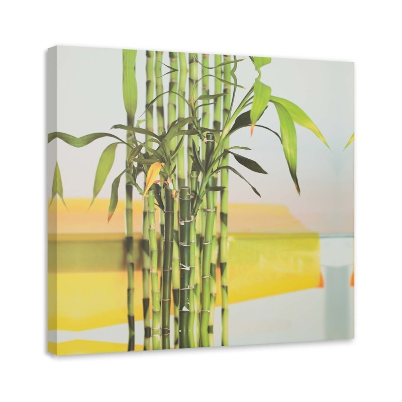 Wall decoration Several green bamboos. Dress your walls! | FEEBY