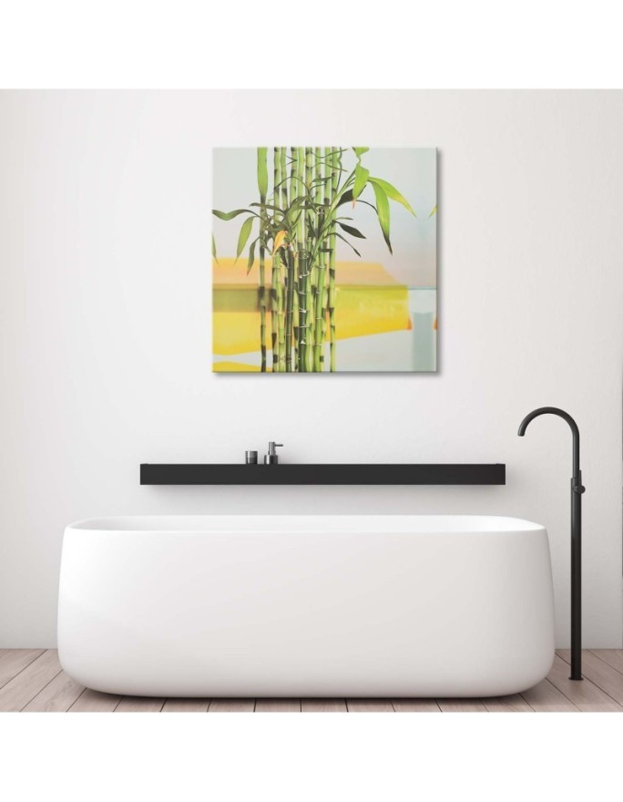 Wall decoration Several green bamboos. Dress your walls! | FEEBY