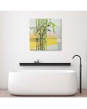 Wall decoration Several green bamboos. Dress your walls! | FEEBY