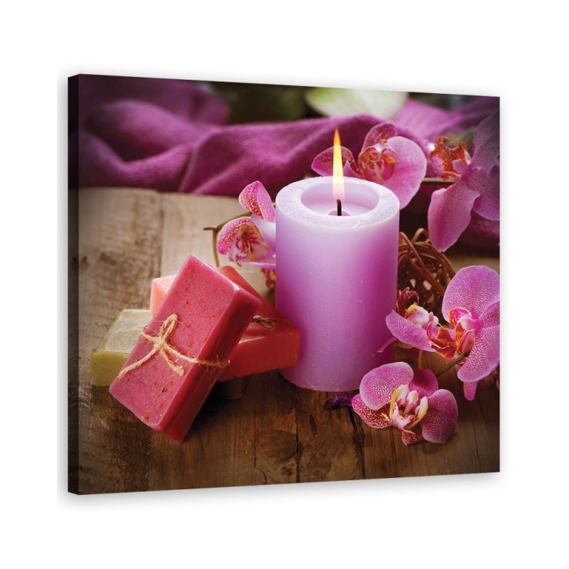 Zen spa candle bamboo wall art decoration | FEEBY