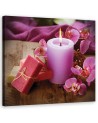 Zen spa candle bamboo wall art decoration | FEEBY