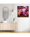 Zen spa candle bamboo wall art decoration | FEEBY