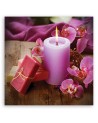 Zen spa candle bamboo wall art decoration | FEEBY