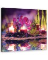 Zen spa candle bamboo wall art decoration | FEEBY
