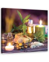 Zen spa Canvas prints candles bamboo | FEEBY