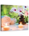 Wall art decoration Zen spa candles bamboo | FEEBY