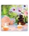 Wall art decoration Zen spa candles bamboo | FEEBY