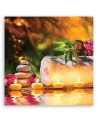 Prints on Canvas Zen spa candles bamboo | FEEBY
