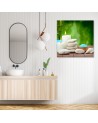 Wall art decoration Zen spa candles bamboo | FEEBY