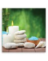 Wall art decoration Zen spa candles bamboo | FEEBY