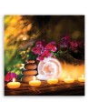 Bathroom Canvas prints decor Zen spa candles bamboo | FEEBY
