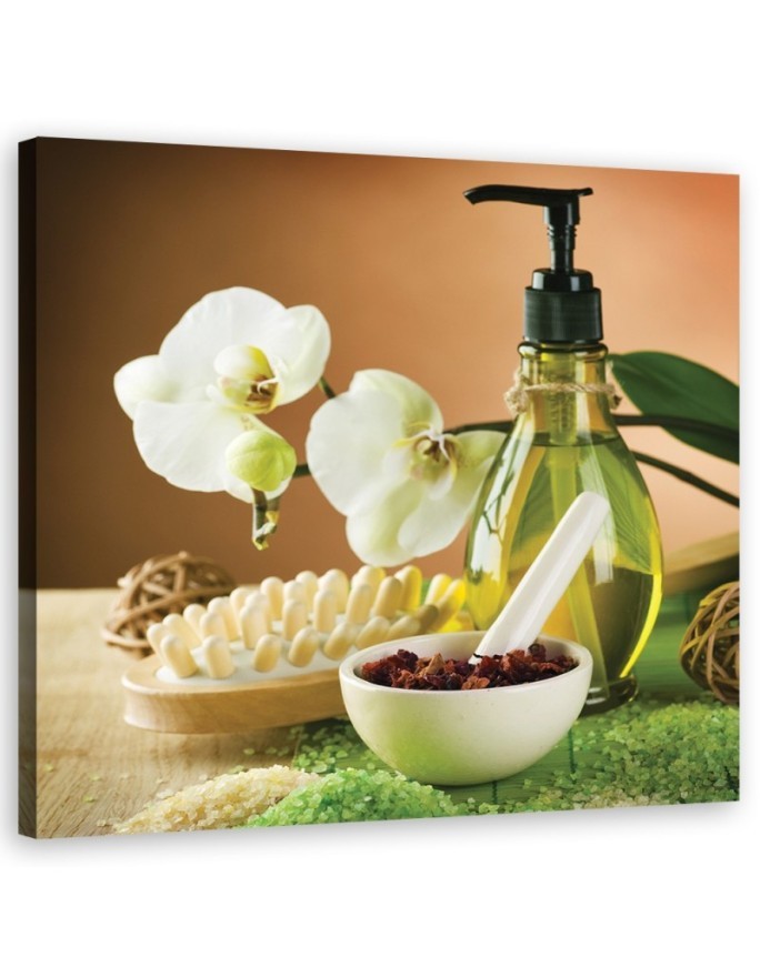 Bathroom wall art decoration Zen spa candles bamboo | FEEBY