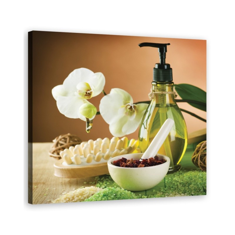 Bathroom wall art decoration Zen spa candles bamboo | FEEBY