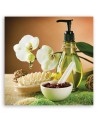 Bathroom wall art decoration Zen spa candles bamboo | FEEBY