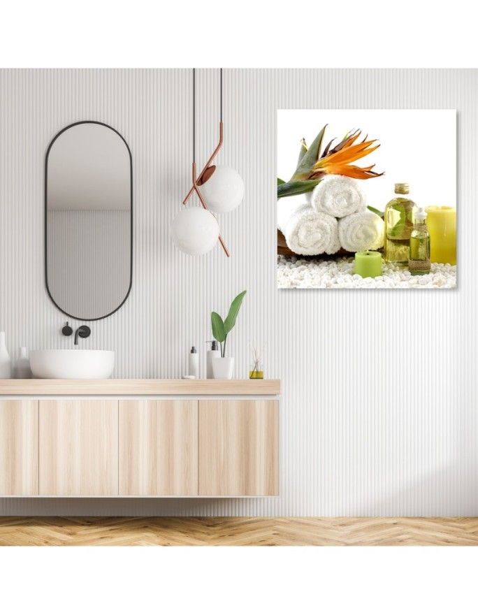 Zen spa bathroom Wall art decoration | FEEBY