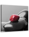 Modern wall art decoration Red stone zen spa | FEEBY
