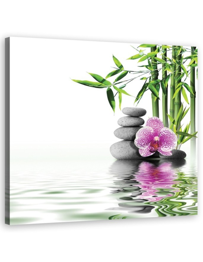 Modern zen water garden wall art decoration | FEEBY
