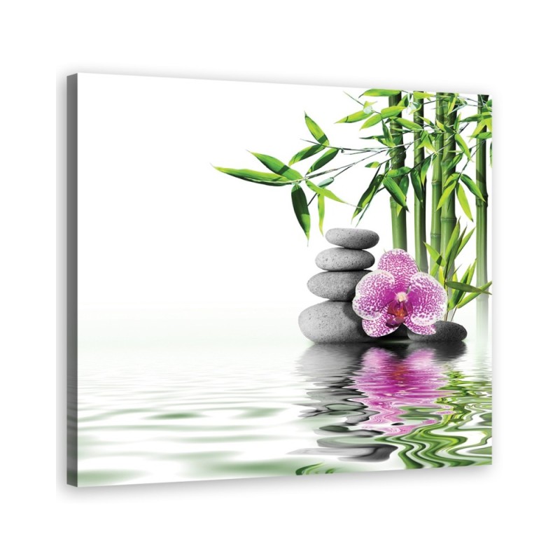 Modern zen water garden wall art decoration | FEEBY