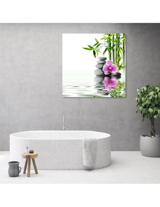 Modern zen water garden wall art decoration | FEEBY