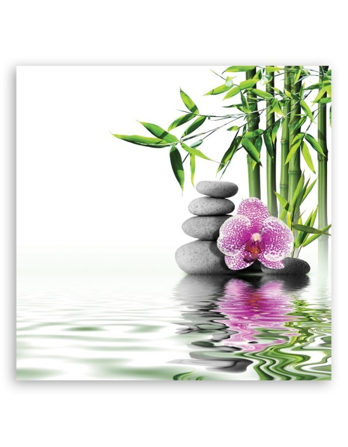 Modern zen water garden wall art decoration | FEEBY