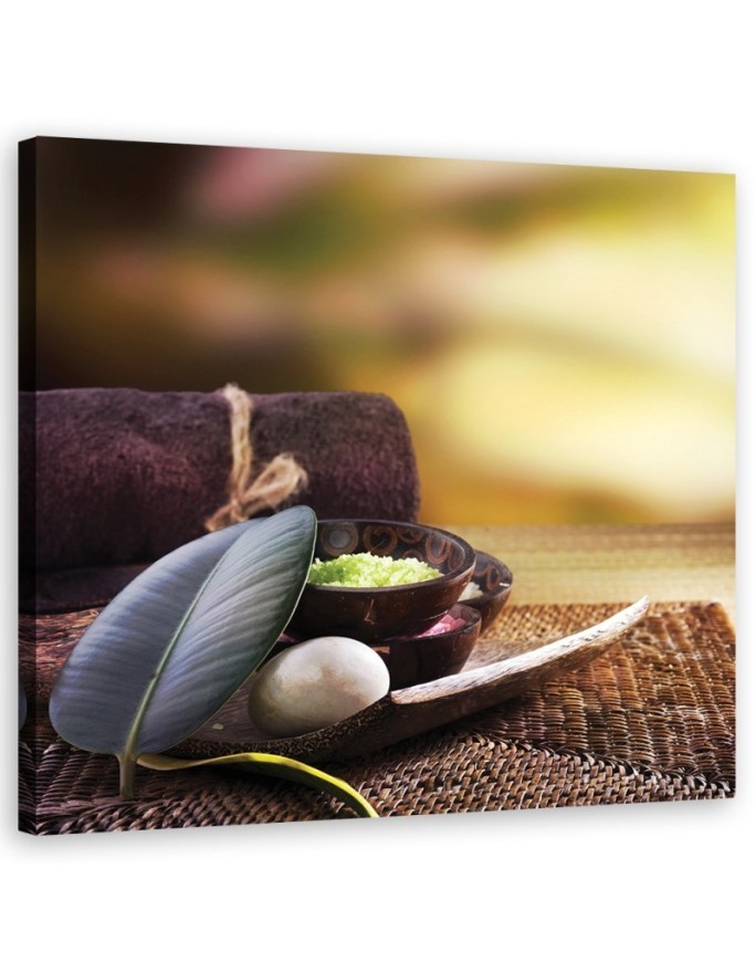 Modern wall art decoration Zen spa leaves | FEEBY