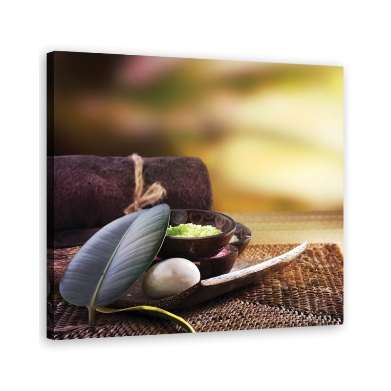 Modern wall art decoration Zen spa leaves | FEEBY