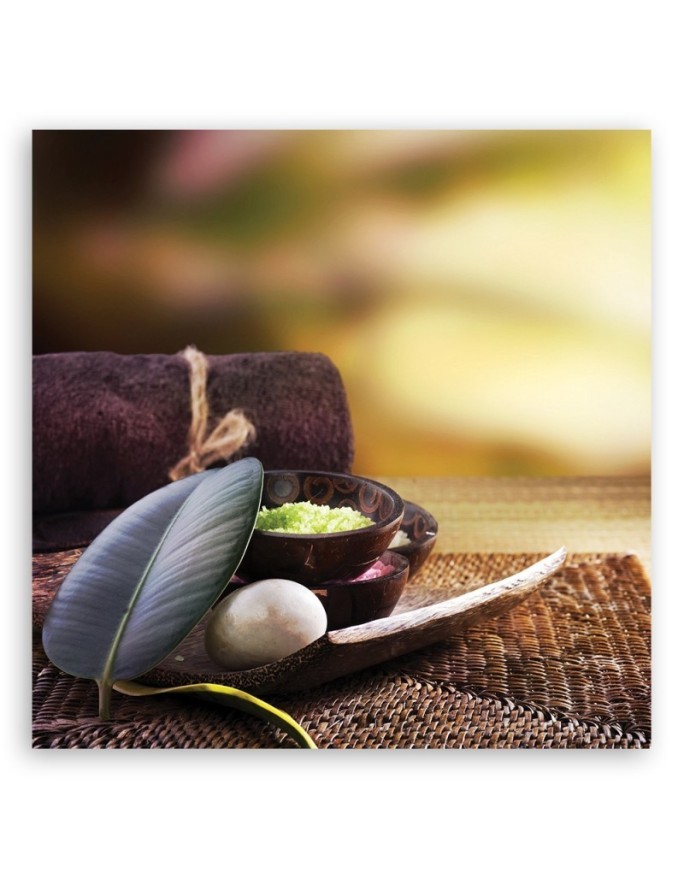 Modern wall art decoration Zen spa leaves | FEEBY