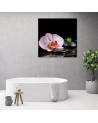 Flowering zen orchid - Bathroom wall art painting | FEEBY