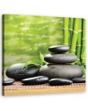 Zen spa leaf stones - Canvas prints decoration | FEEBY