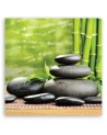 Zen spa leaf stones - Canvas prints decoration | FEEBY