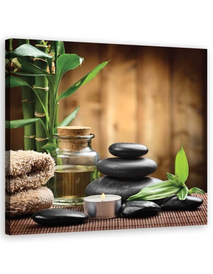 Zen composition - Canvas painting for spa | FEEBY