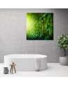 Bamboo in the jungle - Decorative Canvas painting on canvas | FEEBY