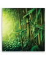 Bamboo in the jungle - Decorative Canvas painting on canvas | FEEBY