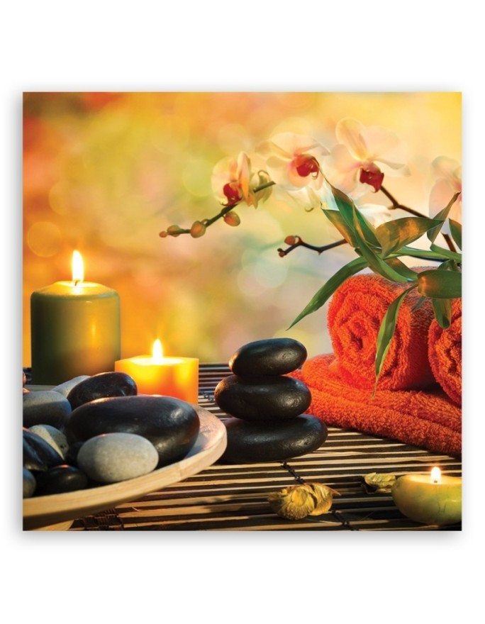 Modern decorative Canvas painting - Zen stones spa set | FEEBY