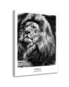 Lion symbol of Africa - Modern painting on canvas | FEEBY