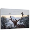 Deer landscape nature - Wall art decoration for living room | FEEBY