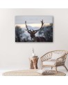 Deer landscape nature - Wall art decoration for living room | FEEBY