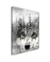 Wolf forest nature - Modern wall art painting | FEEBY