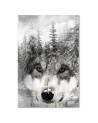 Wolf forest nature - Modern wall art painting | FEEBY