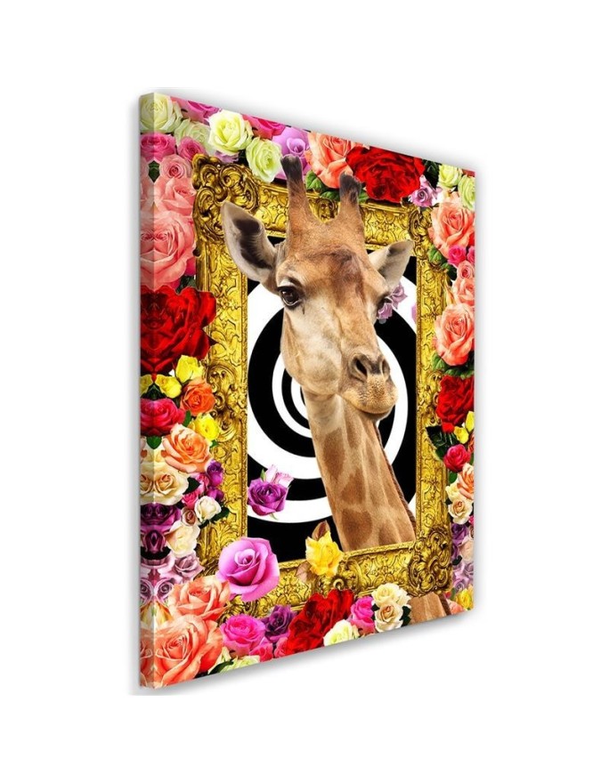 Canvas print Giraffe and...