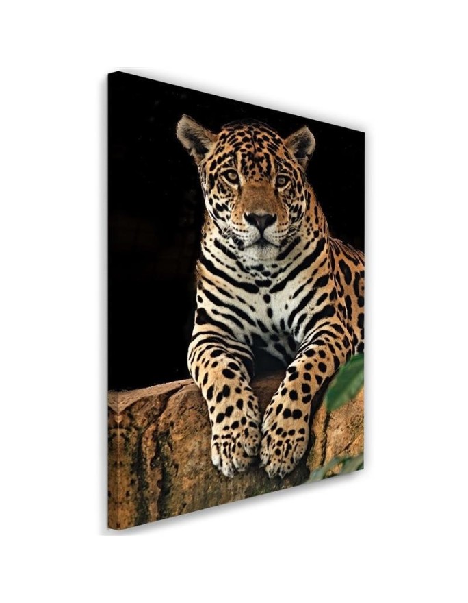 Modern canvas painting for living room - Leopard | FEEBY