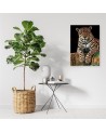 Modern canvas painting for living room - Leopard | FEEBY