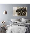 Wall art painting - Wolf against a forest background - Modern Canvas paintings | FEEBY
